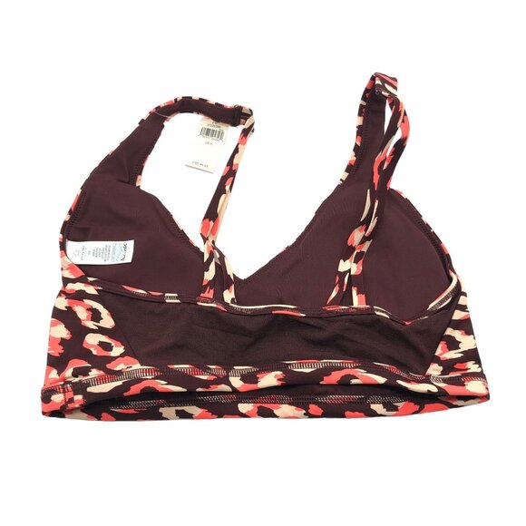 Offline by Aerie Leopard Print Goals Plunge Sports Bra Medium Support Size S - Picture 2 of 4